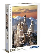 Clementoni Neuschwanstein 1500 Piece Puzzle 8 Inch Multicolored Made in Italy