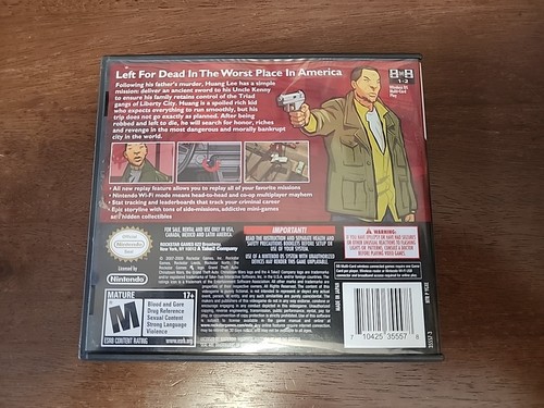 Grand Theft Auto: Chinatown Wars (Nintendo DS) CIB COMPLETE W/MAP & Tested - Picture 7 of 10