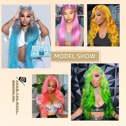 30 Inch 613 13x6 Lace Front Wig Human Hair 200 Density Blonde Wig Human Hair ... - Picture 6 of 7