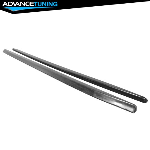 Fits 06-10 Audi S8 D3 MX Side Skirts Extension Rocker Panels Unpainted Black PU - Bild 3 von 4
