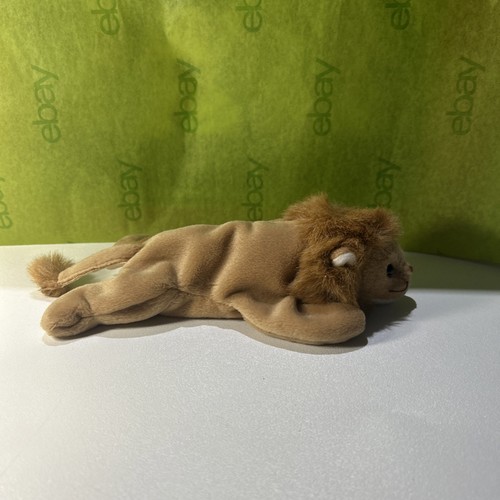 Lot 3 Vintage TY Beanie Babys Sammlung: Roary Lion, Whisper und Clubby - Bild 16 von 18