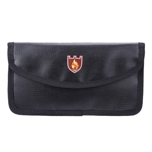 1PC Travel Money Bag Document Bag with Lock Fire Fireproof Document Case