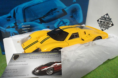 FORD GT 40 MK IV 1967 Works Prototype Sebring jaune 1/18 EXOTO RLG