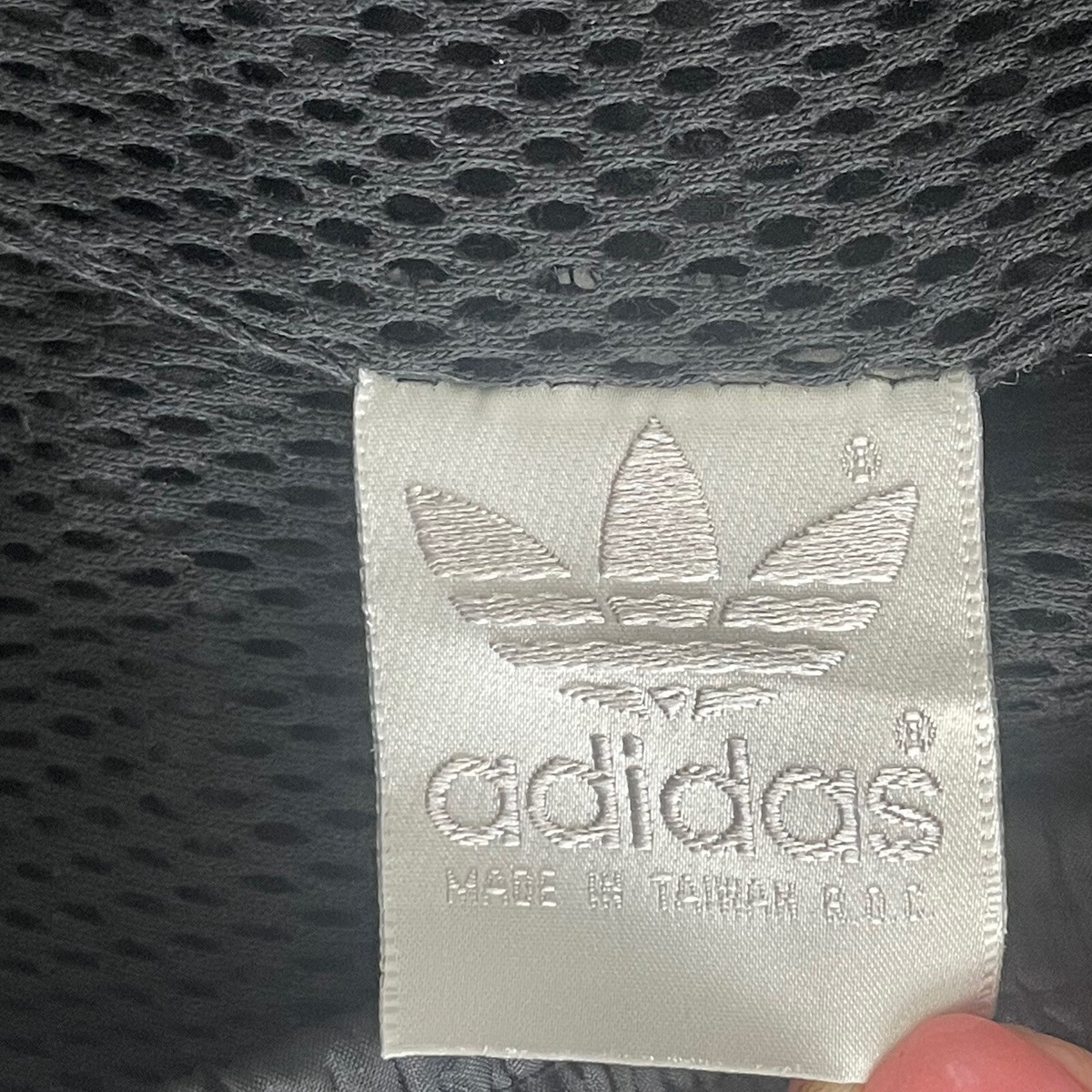 Vintage 90s Adidas Track Pants Mens Large Black Nylon Lined Zip