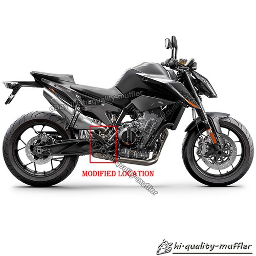 Modified For ADV 790 Duke 790 890 Norden 901 Exhaust Link Pipe Replace Catalyst - Bild 8 von 8