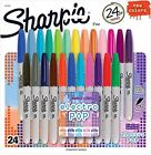 Electro Pop Coloured Sharpie Fine Point Permanent Markers Felt Tip Pens