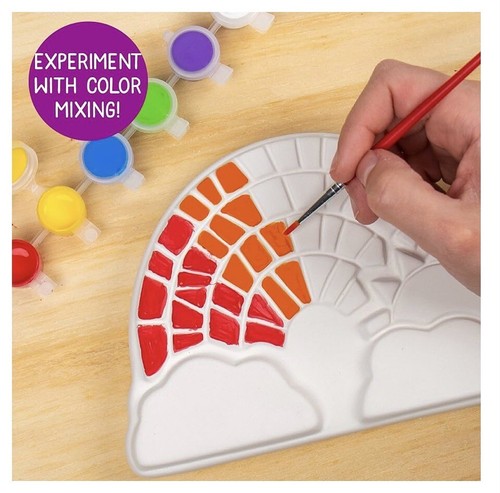Creative Roots Ready to Paint 7”Ceramic Stepping Stone - Craft Kits - All Ages - Picture 4 of 6