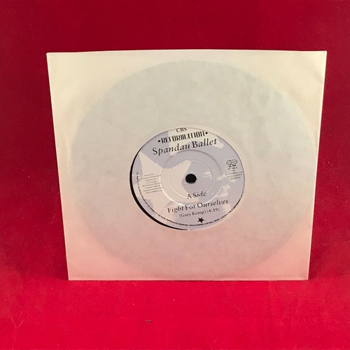 SPANDAU BALLET Fight For Ourselves 1986 UK 7" vinyl single POSTER  SLEEVE 45 - Picture 4 of 5