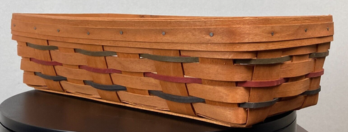 1994, Longaberger, Handwoven Bread Basket with Bread Basket Brick - Picture 2 of 18