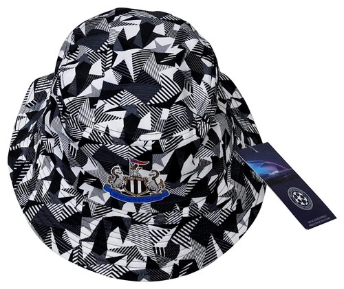 Newcastle United FC Official Champions League Bucket Hat Black White 2023-2024 - Bild 5 von 6