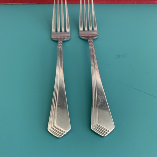 2 Yamazaki Patrick RAMONA Glossy Dinner Fork 7 5/8" Stainless 18/8 Japan - Picture 5 of 10