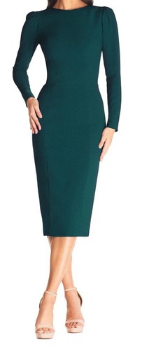 Vestido The Population Color Pino Vestido Con Abertura Ajustable Talla S Venta al por menor $ 198 - Imagen 1 de 5