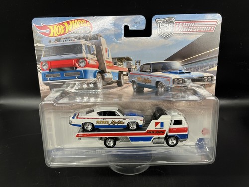 Hot Wheels 2022 AMC Rebel Machine Wide Open Car Culture Team Transport RR - Afbeelding 1 van 4