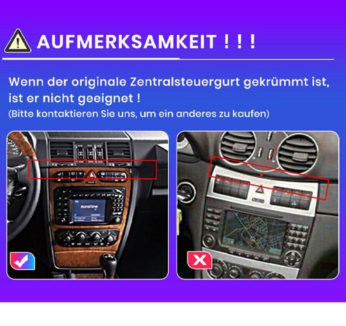 2+64GB Android 13 GPS Autoradio CarPlay Für Mercedes Benz C Klasse W203 W209 DAB - Bild 5 von 24