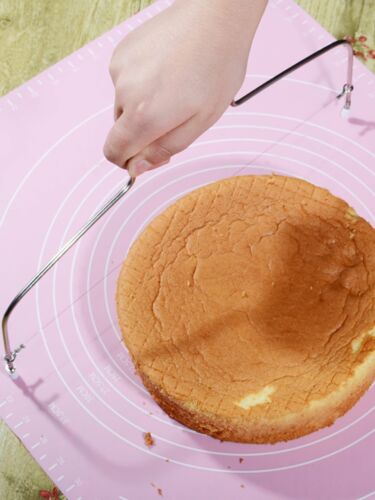 Trancheuse à gâteau en acier inoxydable coupe-fil niveleur coupe-cuisson outils de décoration - Photo 1/4