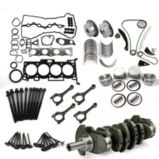 G4KE 2.4L Engine Overhaul Rebuild Kit Crankshaft Con Rods Timing Kit For Hyundai