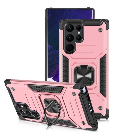 Für Samsung S23 Ultra Handyhülle mit verbessertem Metallring Ständer - Bild 26 von 33