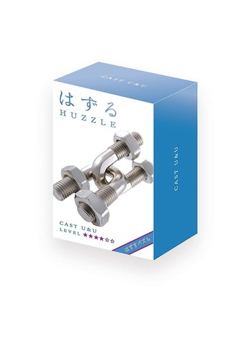 Hanayama Huzzle / Cast U & U / Level 4 / Puzzle / Wire Puzzle - Picture 1 of 2