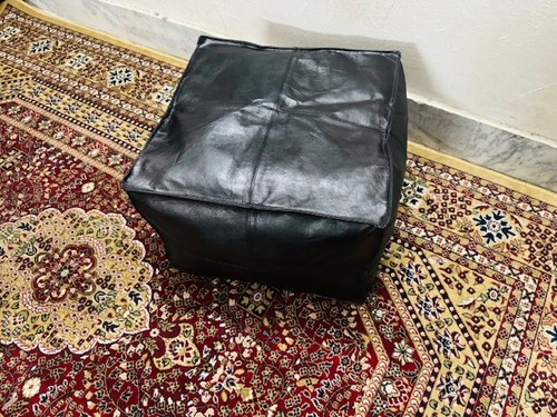 New Ottoman Unstuffed Pouf Classic 30'' Genuine Boho Pouffe Moroccan For Decore - Picture 8 of 12