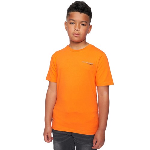 Kings Will Dream Inferno Junior Boys T-Shirt Casual Everyday Tee Top Orange