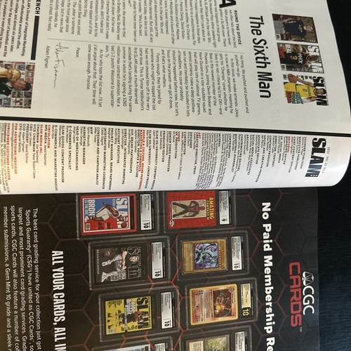 SLAM Magazine August/September 2023 NBA DENVER NUGGETS NIKOLA JOKIC Newsstand! - Picture 4 of 13