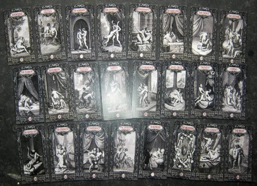 tarot card cards deck oracle author vintage pictures photo erotic antique stamps - Zdjęcie 15 z 24