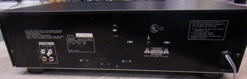 Sony TC-WR535 Stereo Cassette Deck -New Belts both decks-Works Great!! - Picture 8 of 9