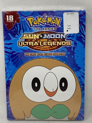Pokemon Sun And Moon - Ultra Legends: The First Alola League Champion New DVD 