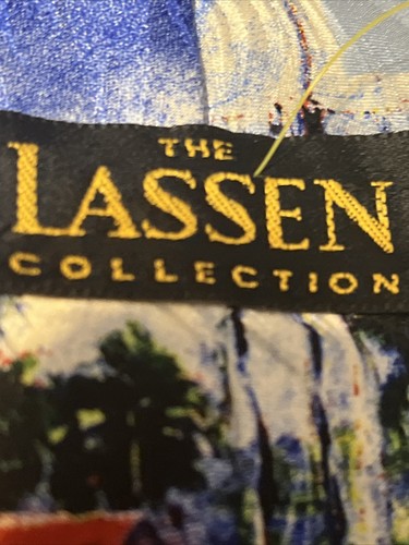 Ralph Marlin Lassen Collection Men's necktie impressions of Maui Studio Silks - Picture 5 of 6