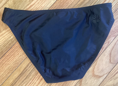 🍒 Neu mit Etikett Hapari schwarz normal klassisch Bikinihose LSF 50+ Größe M Blumenlogo 🍒 - Bild 3 von 9