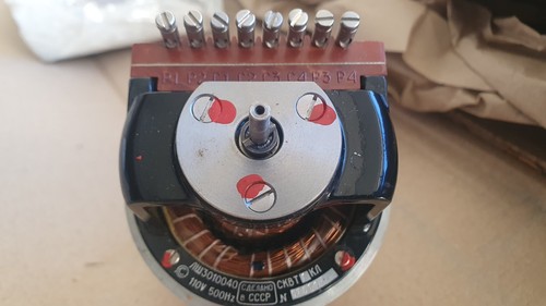Trasformatore VT-2A LSH3.010.040 classe 0 rotante Made in URSS NUOVO! Lotto 1 pz + - Foto 2 di 9