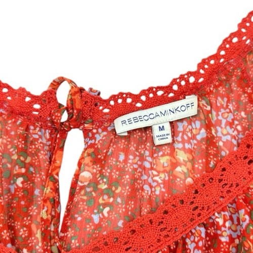 Nueva Blusa Rebecca Minkoff Denevue Hombro Frío Talla: Mediana - Imagen 4 de 6