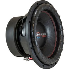12" 1200W RMS Dual 4-Ohm Voice Coil Car Audio Subwoofer American Bass