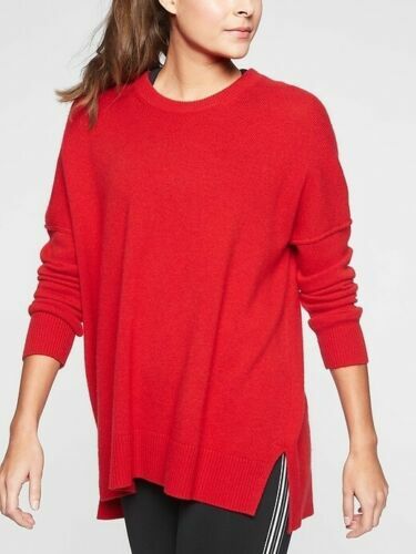 Suéter ATHLETA Lana Cachemira Perspectiva, Usado en Excelente Condición, Mediano, Rojo, Precio de venta sugerido por el fabricante $148 - Imagen 7 de 7