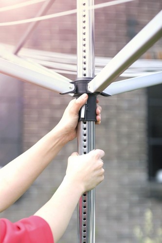 Brabantia Lift-O-Matic Large Rotary Airer Washing Line Metal 60m Cover Spike - Picture 3 of 11