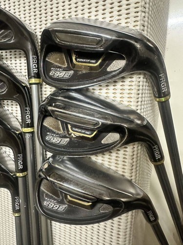 Golf Iron Set PRGR SUPER egg M-40 (SR) Hi-cor 7pcs 7-S JAPAN - Picture 3 of 10