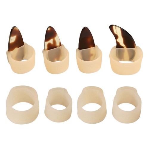 Guzheng Nagelset Kind Einstellbare Fingerpicks Guzheng-Fingerpick - Imagen 14 de 19