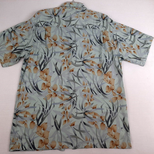Ron Chereskin Herren Hawaii Hemd Gr. L Large Palmblätter Tropical Knopfleiste - Bild 10 von 13