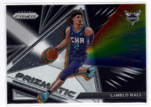 2021-22 Panini Prizm Lamelo Ball Prizmatic #1 Charlotte Hornets Base Insert