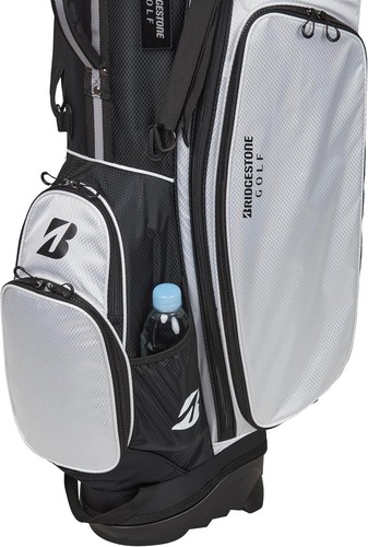BRIDGESTONE Golf Men's Stand Caddy Bag 9.5 x 47 inch 2.5kg White CBG423 - Picture 6 of 9
