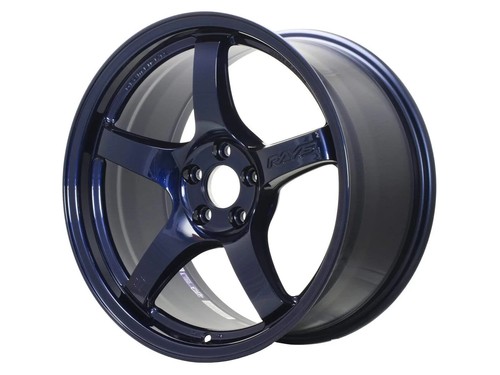 Rays Gram Lights 57CR 19x10.5 +35 5x112 Eternal Blue Pearl Wheel - Picture 3 of 3
