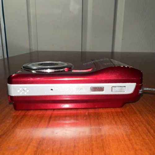Fotocamera digitale Vivitar Vivicam T328 obiettivo zoom rosso - testata/funzionante - Foto 5 di 15