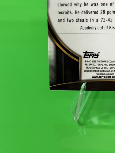 ππ2022-23 Bowman University Chrome Invicta #BI-3 Kyle Filipowski, Duke!!ππ - Picture 14 of 15