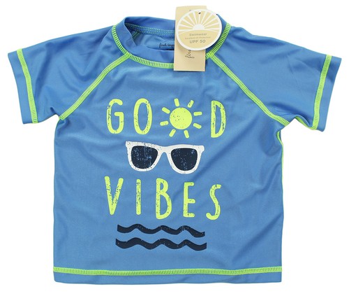 FIRST IMPRESSIONS BABY JUNGEN 2 STÜCK GOOD VIBES RASH GUARD SCHWIMMHOSEN UPF 50 12M - Bild 2 von 3
