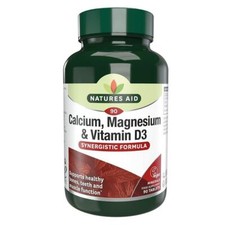 Natures Aid Calcium, Magnesium & Vitamin D3 90 Tablets