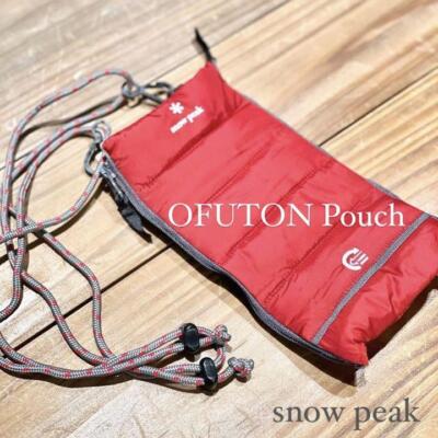 Snow Peak OFUTON Pouch point gift red not sold in store | eBay