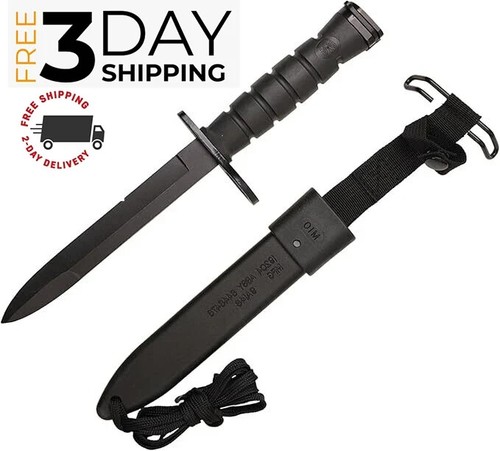 Wartech H-16M M7 Bayonet Knife with Sheath, 13",Metal