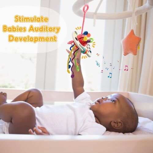 Sensory Montessori Baby Teething Toys 6 to 12 Months, Toddler Travel Toys for 1 - Picture 2 of 5