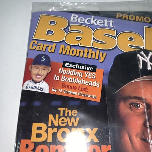 Revista de coleccionista de béisbol Beckett edición de marzo de 2002 #204 nueva sellada - Imagen 3 de 8