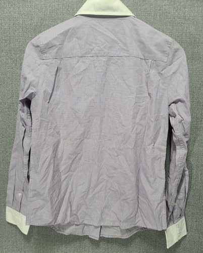 J. Crew Damen 4 blau rot gestreift Gingham Knopfleiste Baumwolle Shirt Neu mit Etikett B1 - Bild 8 von 11